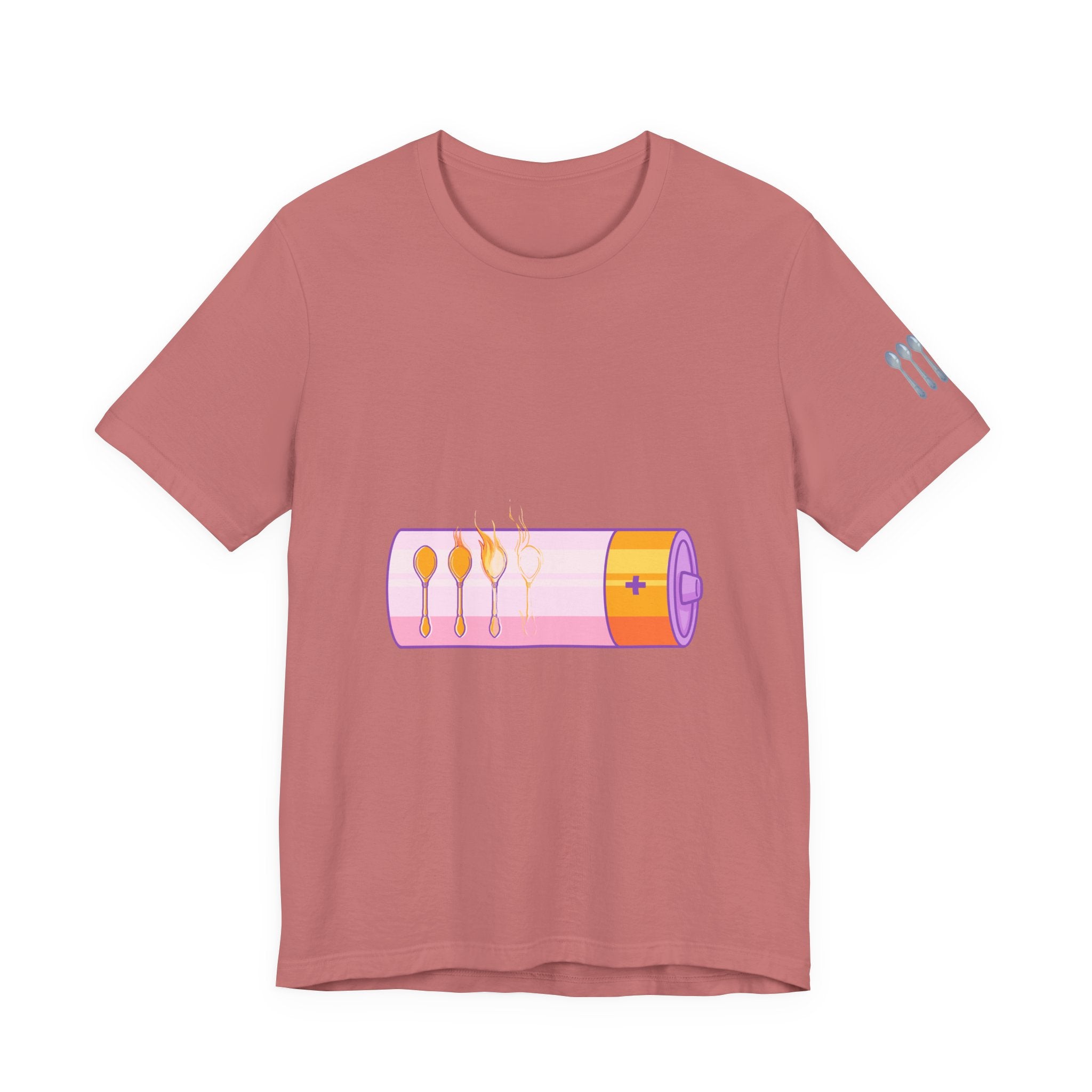 Unisex Jersey Short Sleeve Tee - Spoon Theory: Chronic Illness Awareness Apparel