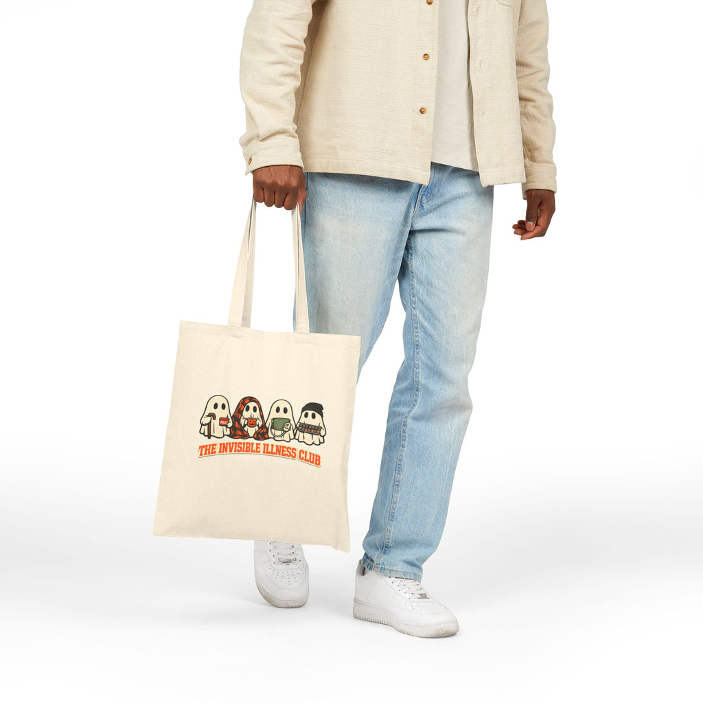 Halloween Warrior Wear - Invisible Illness Club Tote Bag Canvas Tote