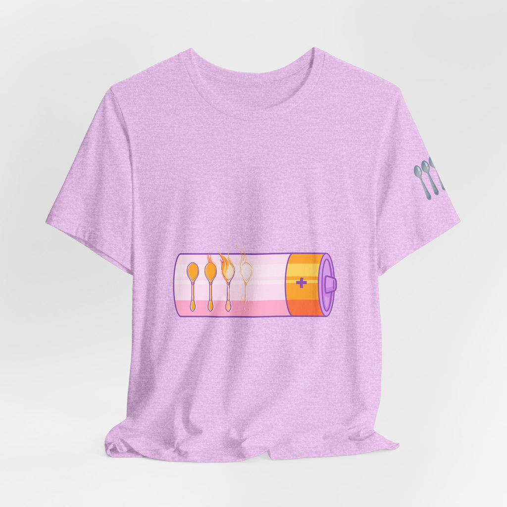 Unisex Jersey Short Sleeve Tee - Spoon Theory: Chronic Illness Awareness Apparel
