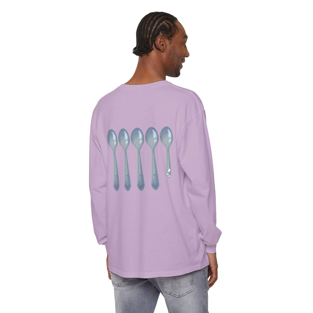 Fibro Warrior Long Sleeve Tee — Chronic Illness Awareness Purple Ribbon