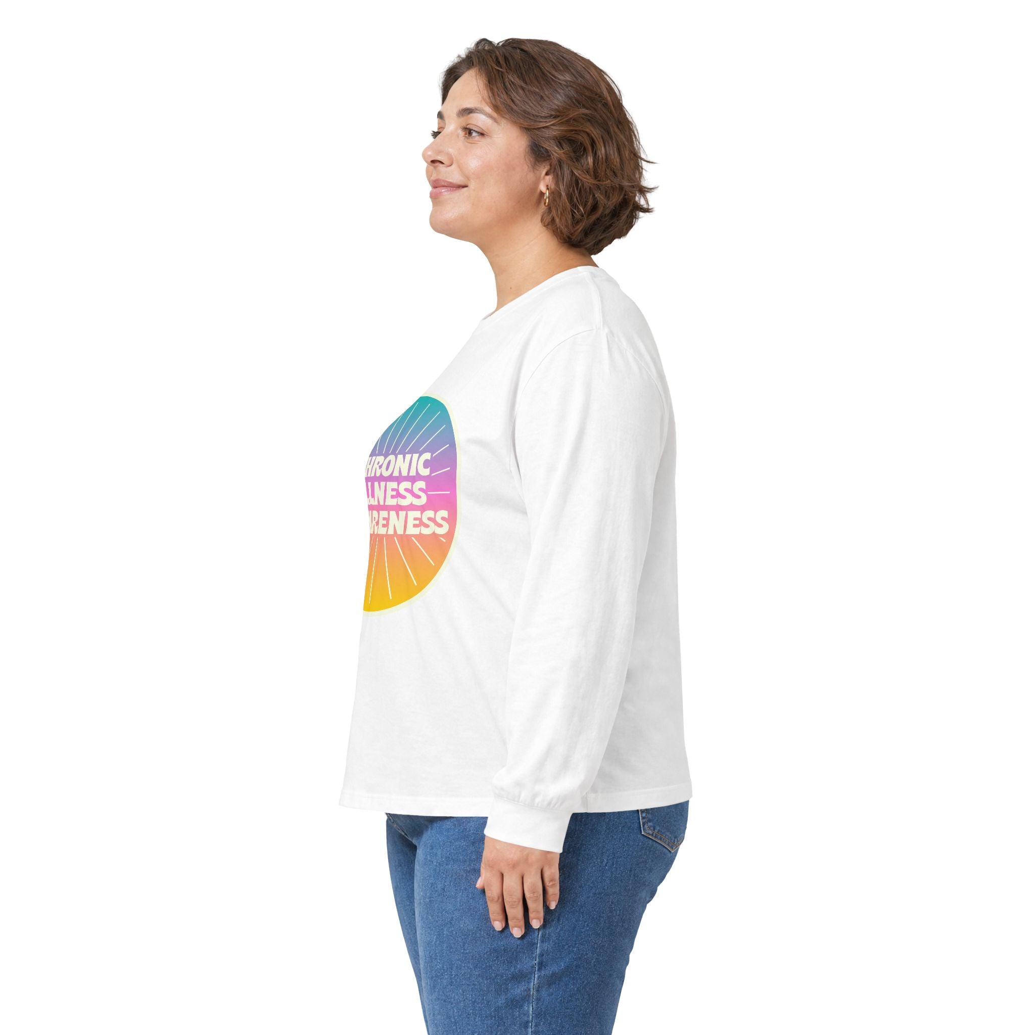 Chronic Illness Awareness - Crewneck Long Sleeve Tee