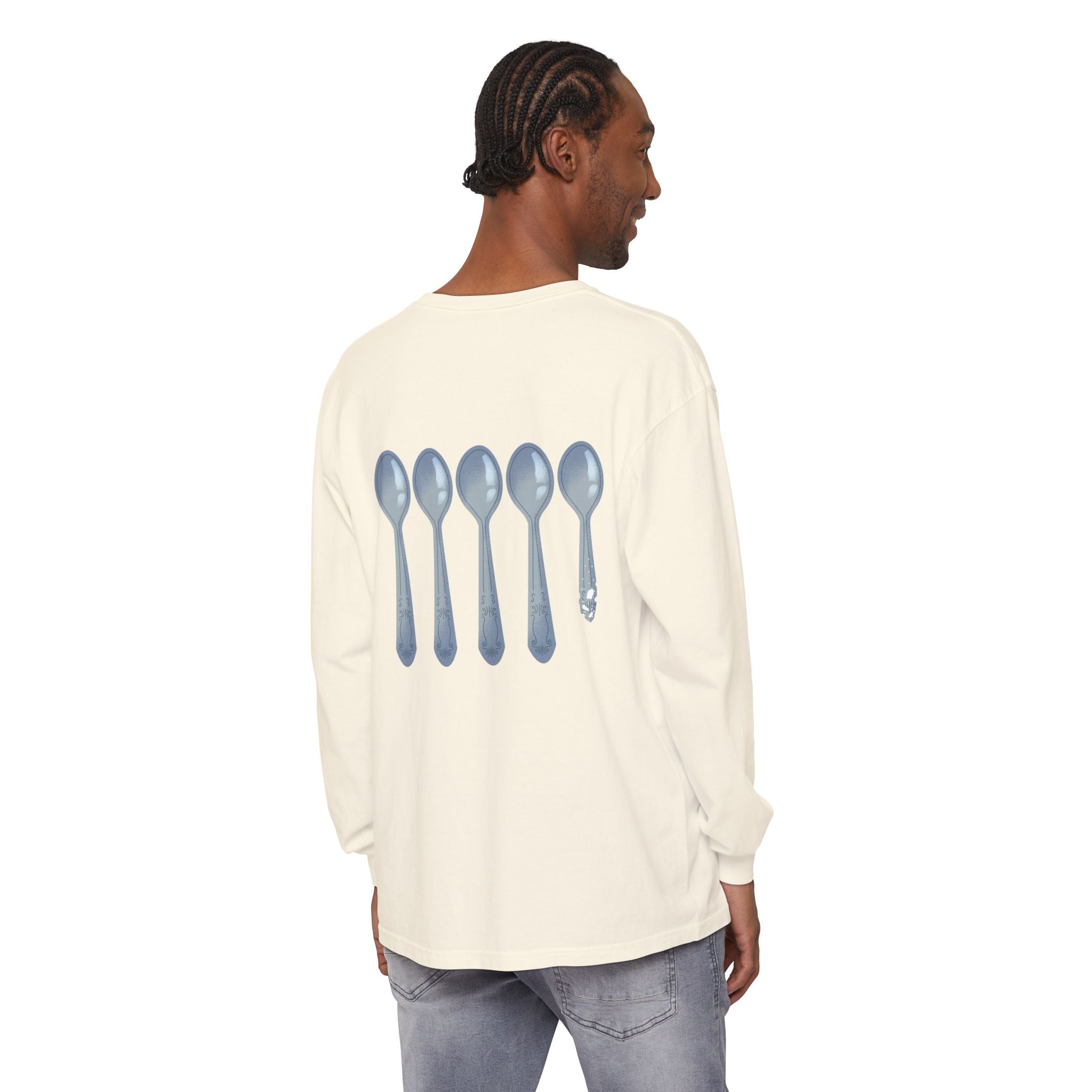 Fibro Warrior Long Sleeve Tee — Chronic Illness Awareness Purple Ribbon