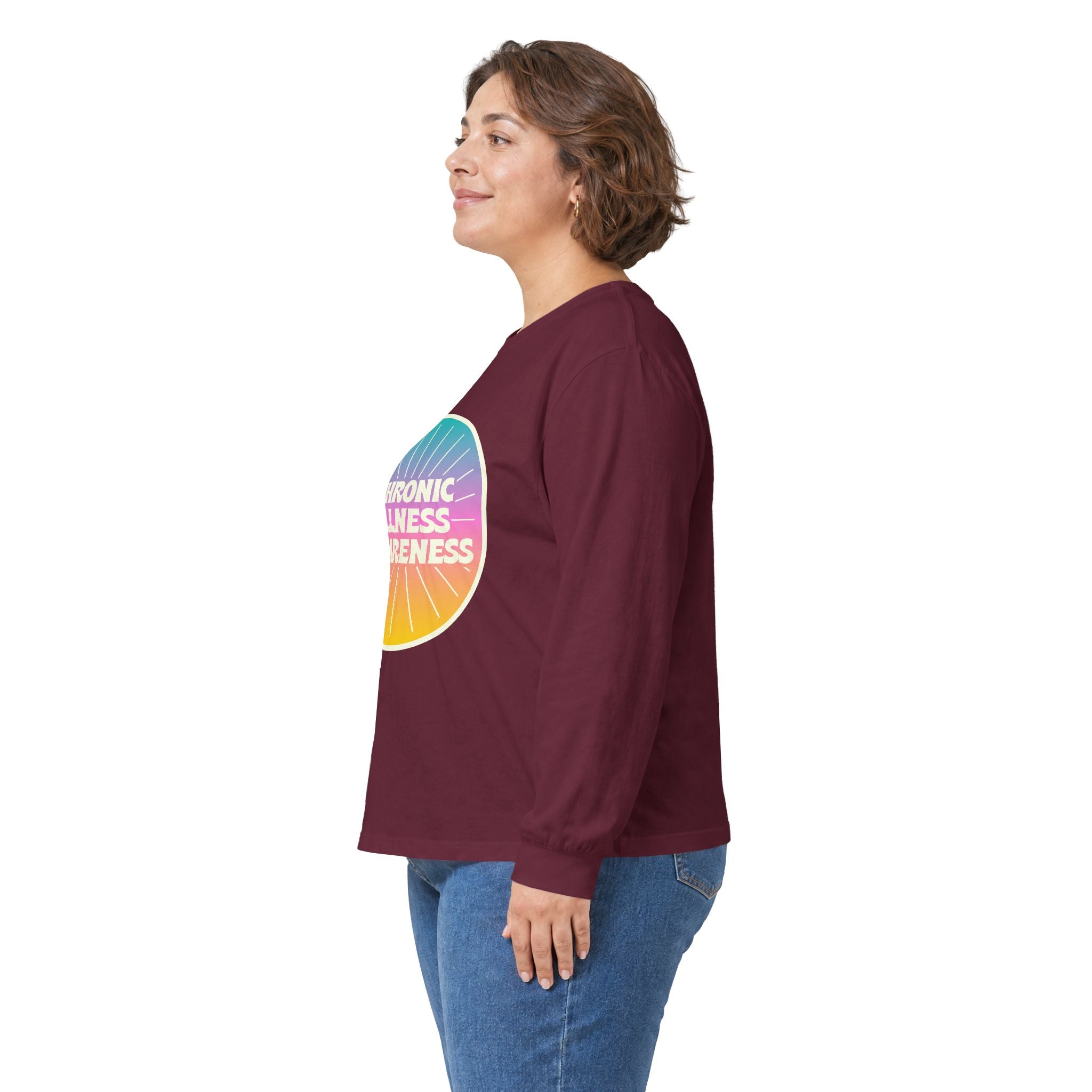 Chronic Illness Awareness - Crewneck Long Sleeve Tee