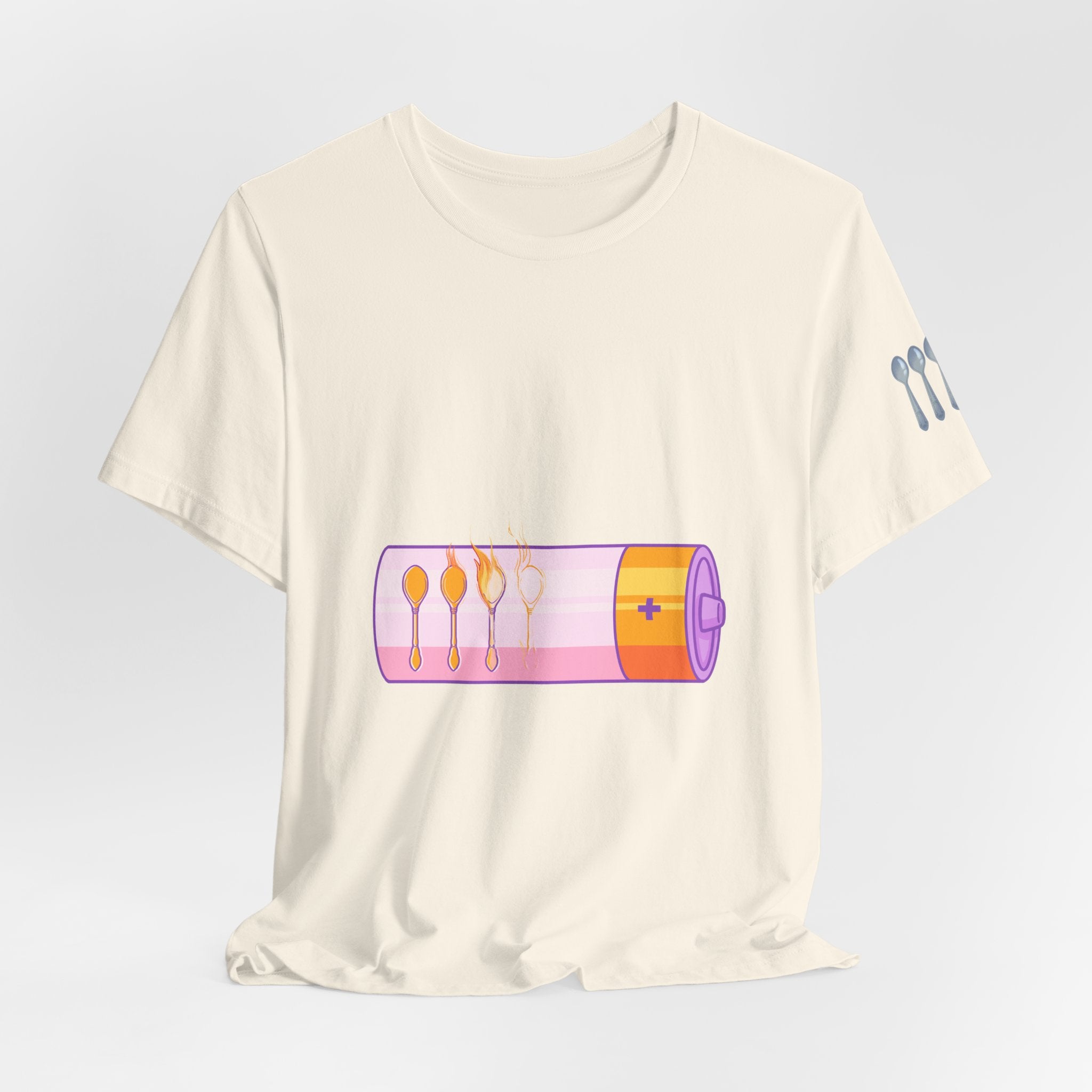 Unisex Jersey Short Sleeve Tee - Spoon Theory: Chronic Illness Awareness Apparel