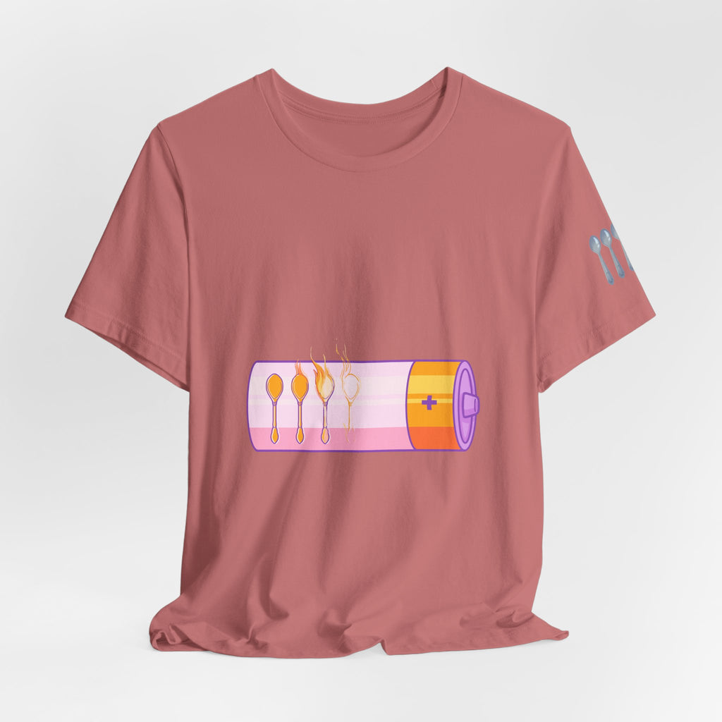 Unisex Jersey Short Sleeve Tee - Spoon Theory: Chronic Illness Awareness Apparel