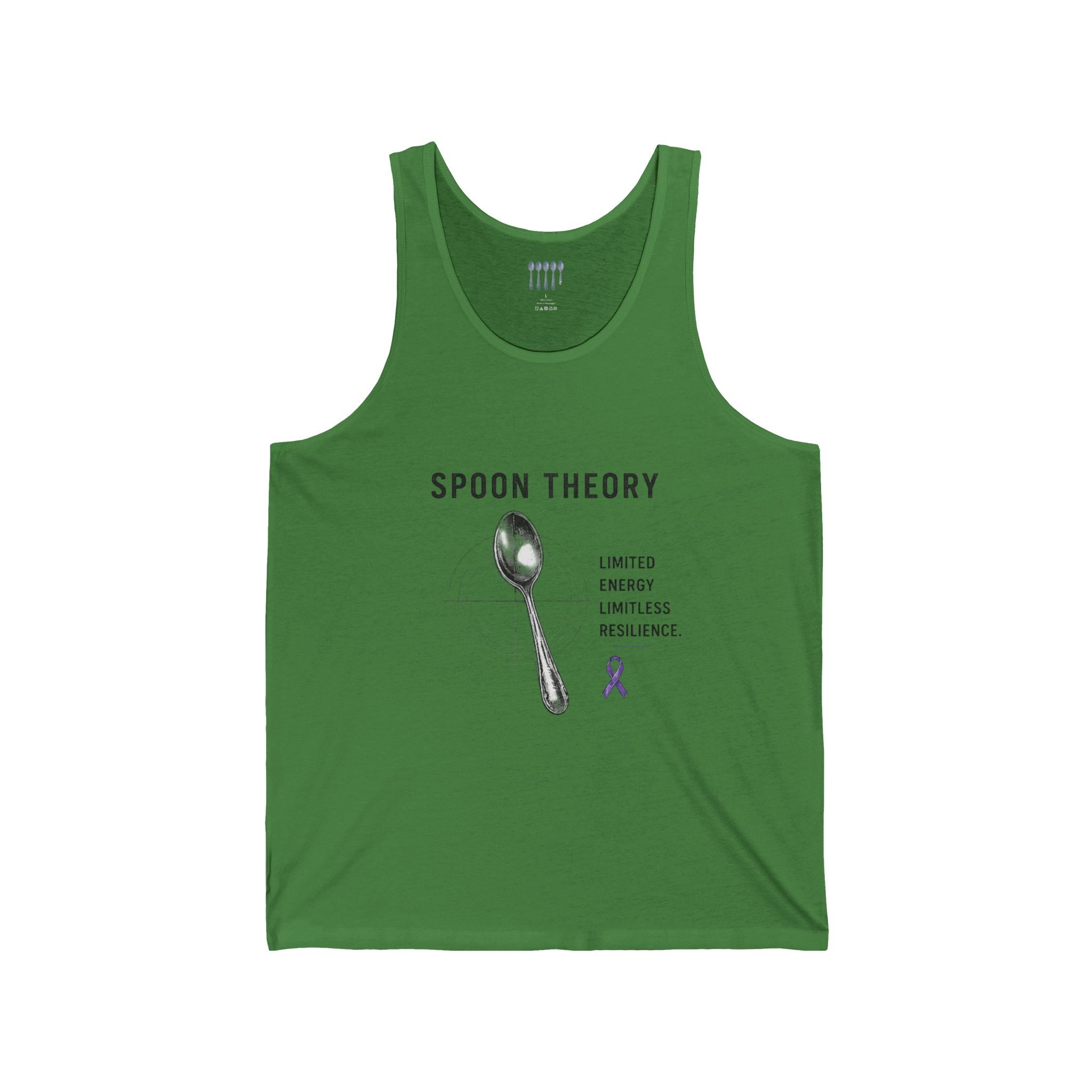 Spoon Theory Tank — Limited Energy Chronic Illness Support Tank Top