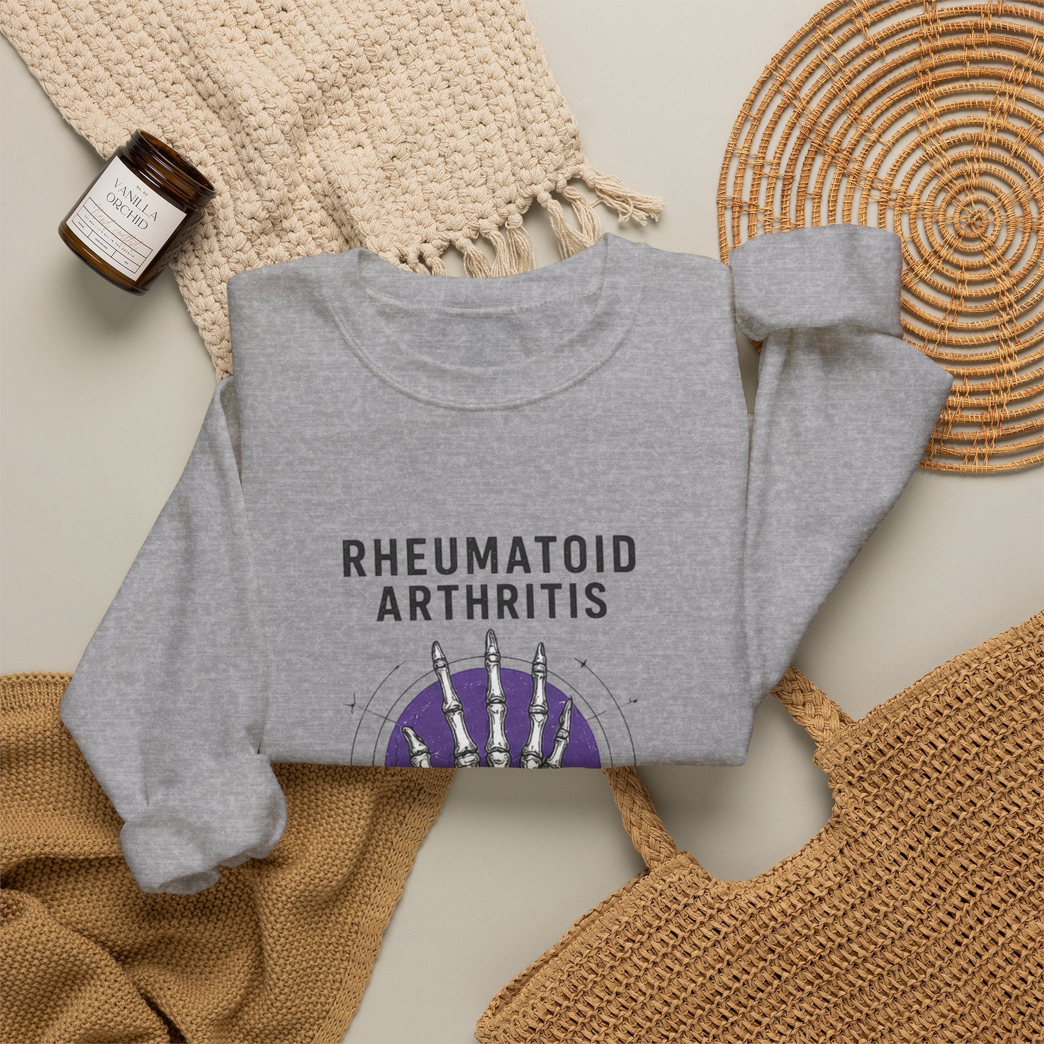 Rheumatoid Arthritis Apparel - Heavy Blend™ Crewneck Sweatshirt
