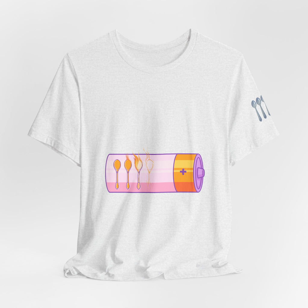 Unisex Jersey Short Sleeve Tee - Spoon Theory: Chronic Illness Awareness Apparel