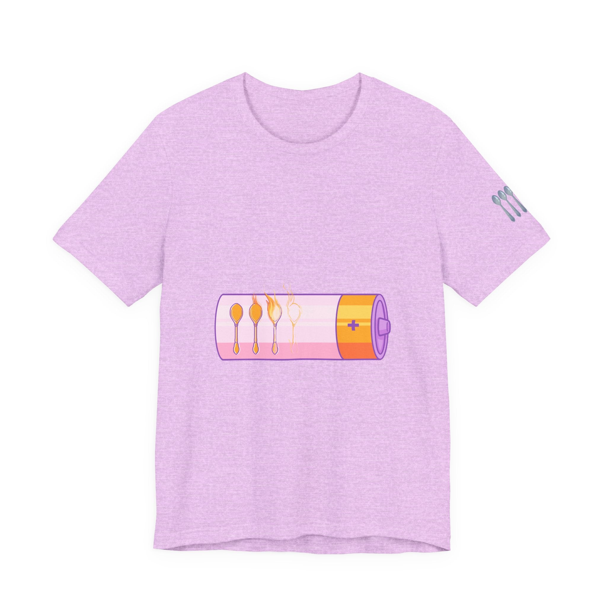 Unisex Jersey Short Sleeve Tee - Spoon Theory: Chronic Illness Awareness Apparel