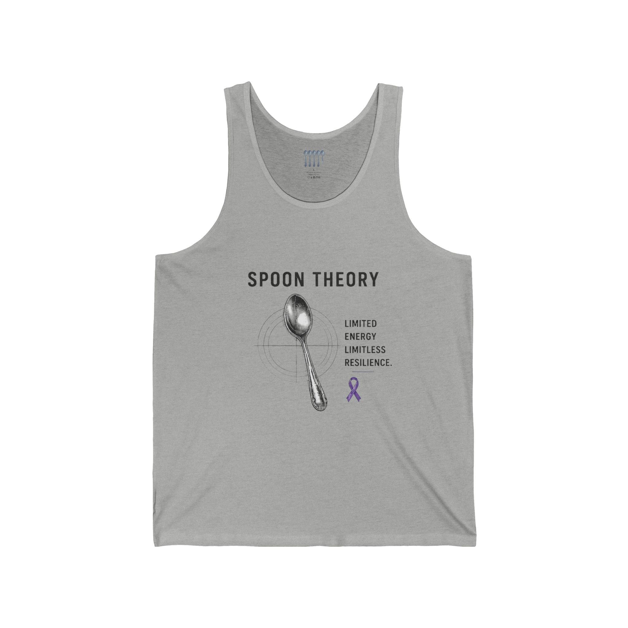 Spoon Theory Tank — Limited Energy Chronic Illness Support Tank Top
