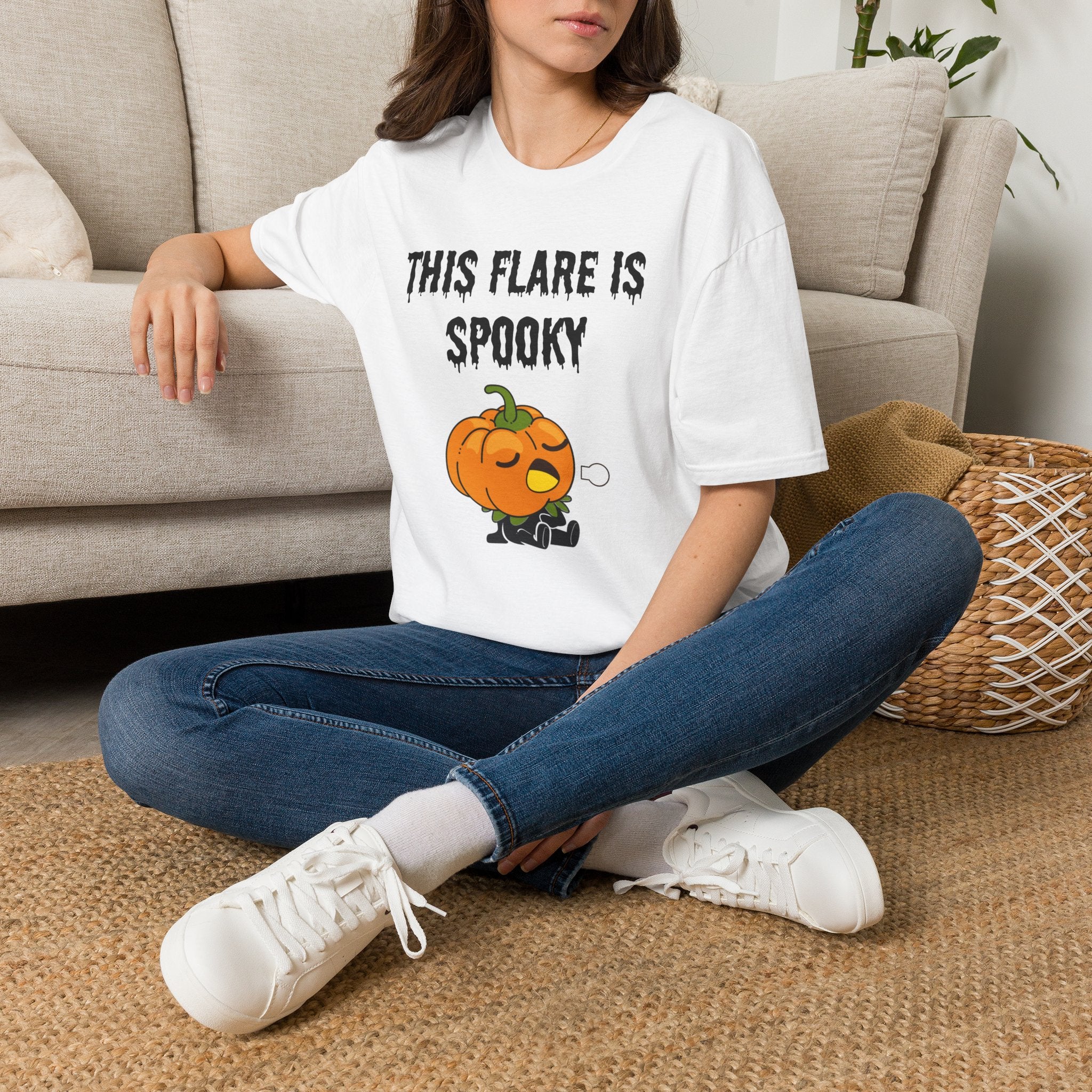 Halloween Warrior Wear - "This Flare Is Spooky" T‑Shirt