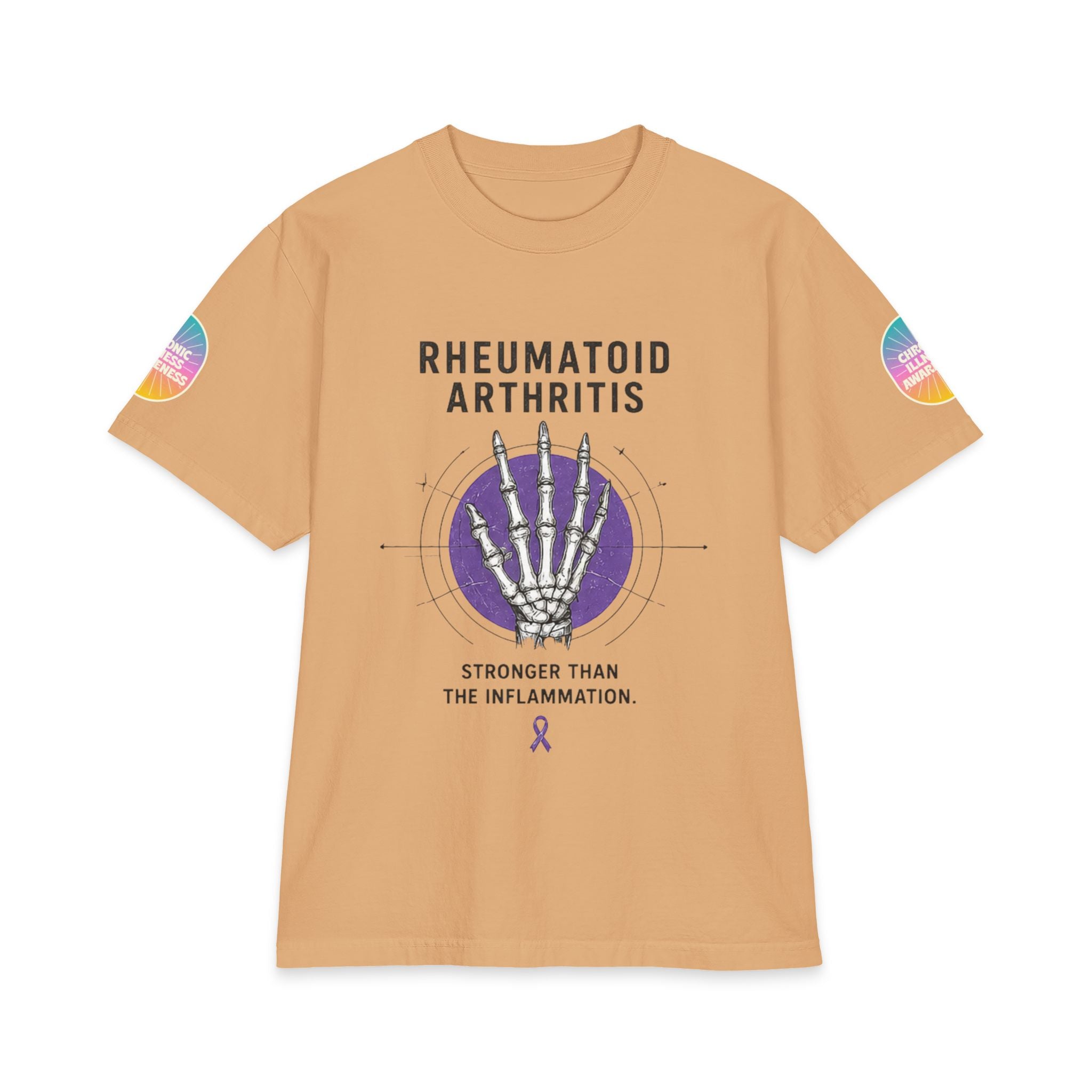 Rheumatoid Arthritis Awareness T‑Shirt — “Stronger Than the Inflammation”