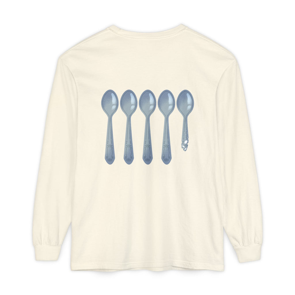 Fibro Warrior Long Sleeve Tee — Chronic Illness Awareness Purple Ribbon