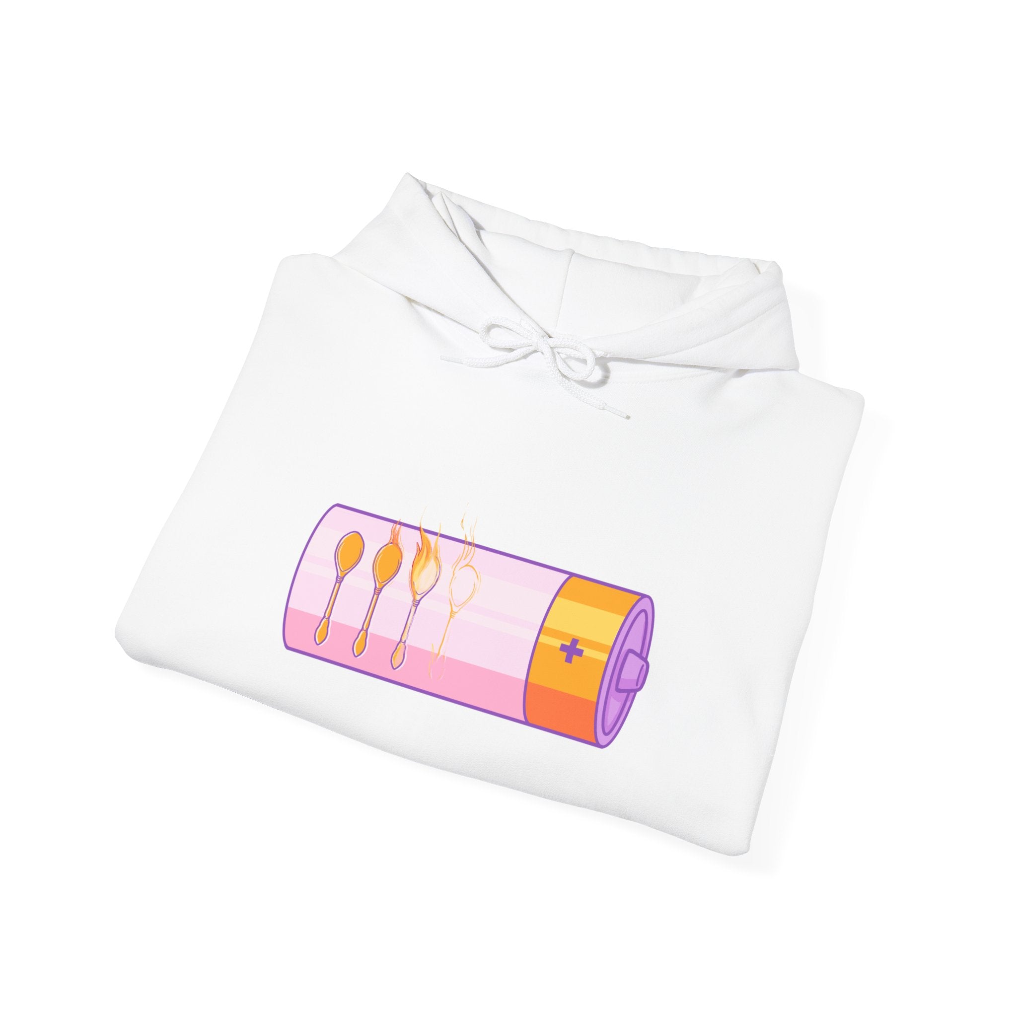 Invisible Illness Awareness Hoodie — Purple Ribbon 'Warrior' Watercolor Design